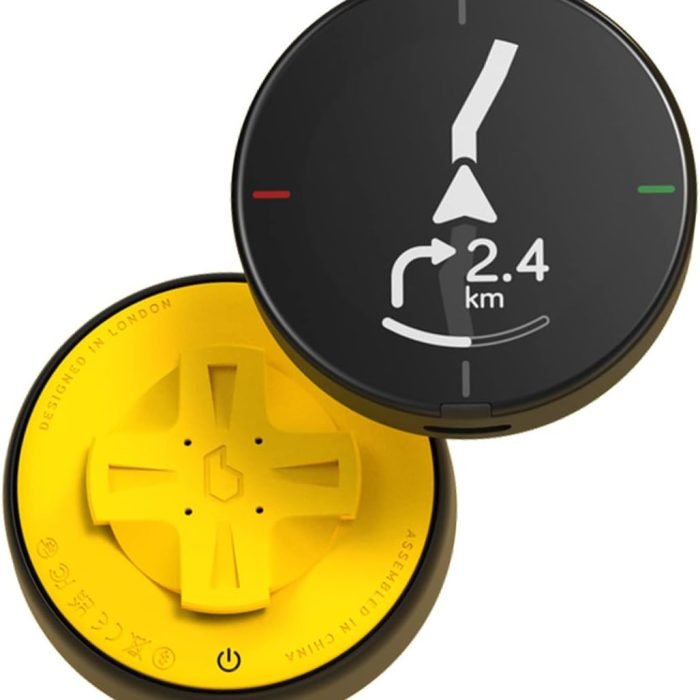 Beeline Bike GPS Computer - Velo 2 | Wireless Global Navigation Map | Weatherproof & 11+ Hours Battery Life | USB Charging | Sat Nav for Cycling with a Strap Mount Included | Glove Friendly