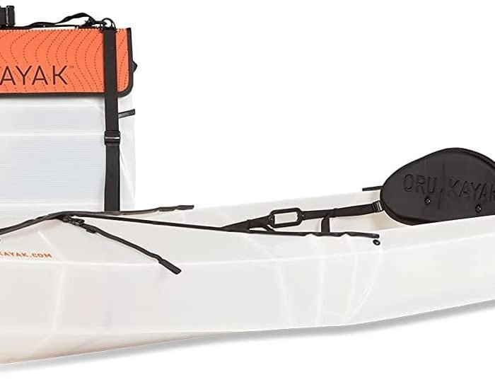Oru Kayak Beach | Stable. Durable. Light - Lake/River Kayaks - Beginner. Intermediate - for Day Trips. Picnics. and Casual Fun with Family and Friends - Size (Unfolded): 12'1 x 29. 25 Lbs