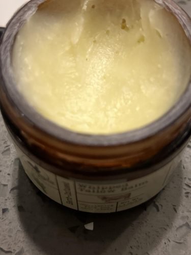 Hearth and Homestead: Handmade Whipped Tallow Balm (Unscented/Herb-Infused) - Organic Body Butter with Infused Olive Oil. for Eczema. Rosacea. Baby - 1.3 oz photo review
