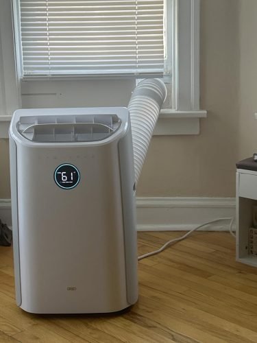 Dreo Portable Air Conditioners. 12.000 BTU AC Unit for Bedroom with Drainage-free Cooling. 46dB Quiet. APP/Voice/Remote. 24h Timer with Fan & Dehumidifier. Smart Standing AC for Room Indoors. AC515S photo review