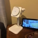 ESR for MagSafe Charger Stand. 3 in 1 Charging Station with CryoBoost. Phone-Cooling Wireless Charging. Qi2 Certified 15W MagSafe Stand. for iPhone 17/16/15/14/13/12. AirPods. Apple Watch. White photo review