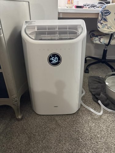 Dreo Portable Air Conditioners. 12.000 BTU AC Unit for Bedroom with Drainage-free Cooling. 46dB Quiet. APP/Voice/Remote. 24h Timer with Fan & Dehumidifier. Smart Standing AC for Room Indoors. AC515S photo review