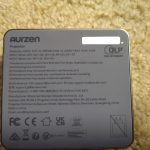 Aurzen ZIP Tri-Fold DLP Truly Mini Projector. Pocket Size. Zero-Lag Focus. One-Click Screen Mirroring. Full-Screen Mode. Type-C Fast Charging. 5.000mAh Battery. Indoor Outdoor Portable Projector.Gold photo review