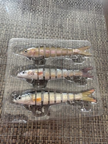 TRUSCEND Fishing Lures for Freshwater and Saltwater. Lifelike Swimbait for Bass Trout Crappie. Slow Sinking Bass Fishing Lure. Amazing Fishing Gifts for men. Must-have for Family Fishing Gear photo review