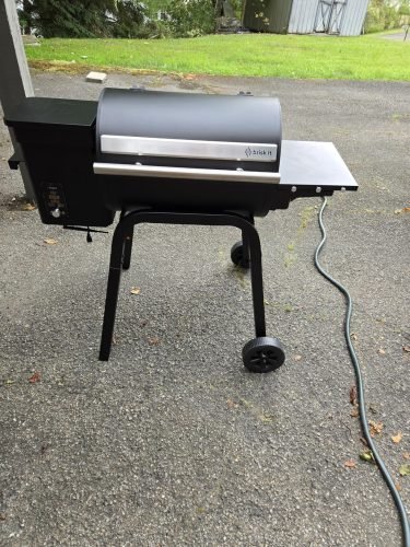 Brisk It Zelos-450 Electric Wood Pellet Smoker Grill – A.I. Smart BBQ Grill with WiFi. 7-in-1 Outdoor Grill & Smoker. PID Controller (Up to 500°F). 450 sq.in Cooking Area. Meat Probe photo review