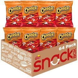 Cheetos Cheese Flavored Snacks. Crunchy. 2 Ounce (Pack of 64)