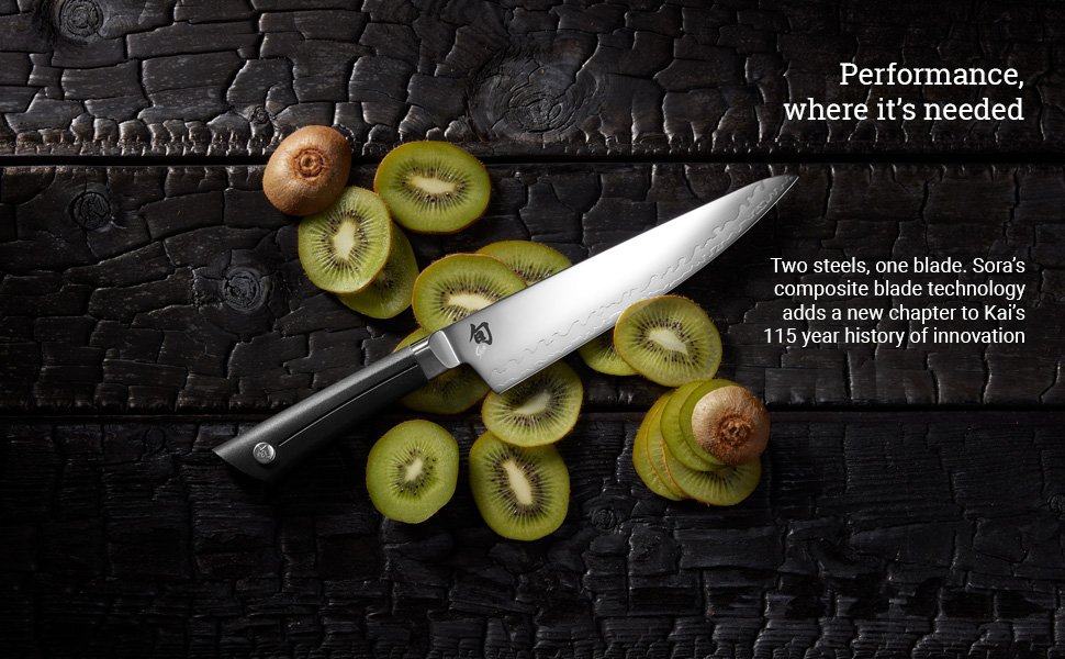 Shun VB0723 Sora Chef's Knife. 6-Inch