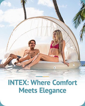 Intex 68307EP Explorer K2 Inflatable Kayak Set: Includes Deluxe 86in Aluminum Oars and High-Output Pump – SuperStrong PVC – Adjustable Seats with Backrest – 2-Person – 400lb Weight Capacity