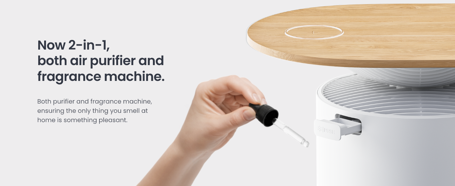 SwitchBot 4 in 1 Air Purifiers Table with Matter, Up to 3620 ft², H13 HEPA Pet Filter, Wireless Charging, Washable Pre-filter, 10 RGB Colors, Work with Apple Home, Alexa, GoogleHome, HomeAssistant