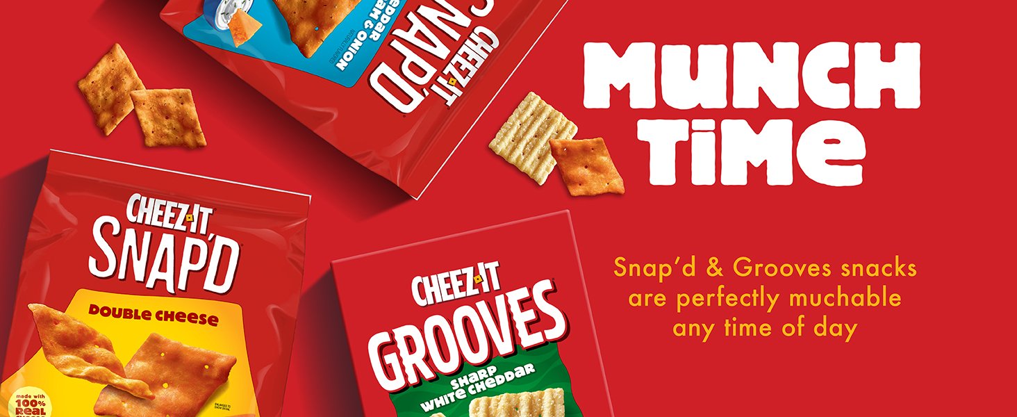 Cheez-It Cheese Crackers. Baked Snack Crackers. Lunch Snacks. Family Size. Extra Toasty. 21oz Box (1 Box) (Pack of 2)