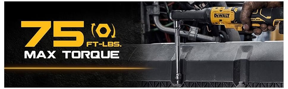 DEWALT 20V MAX XR Cordless Ratchet Set, 3/8