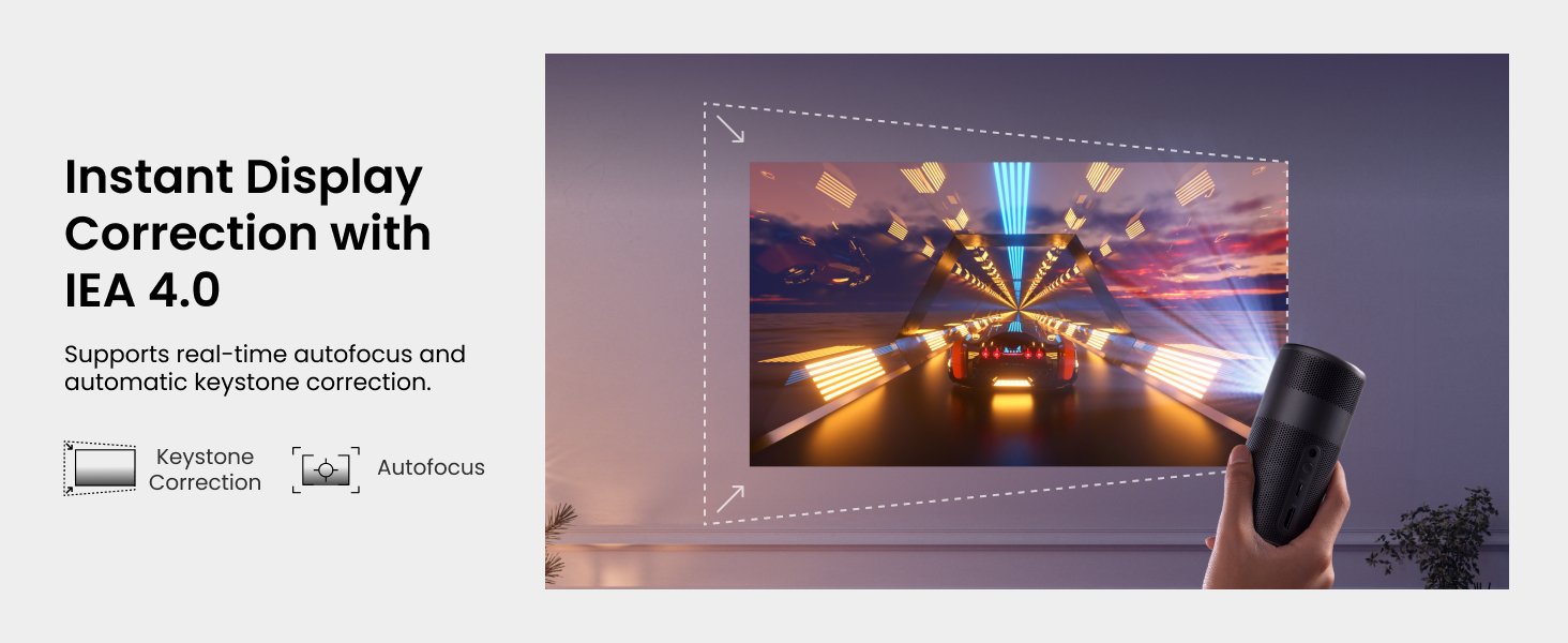 Nebula Capsule Air (Black) With Nebula Capsule Battery Tripod (Black)