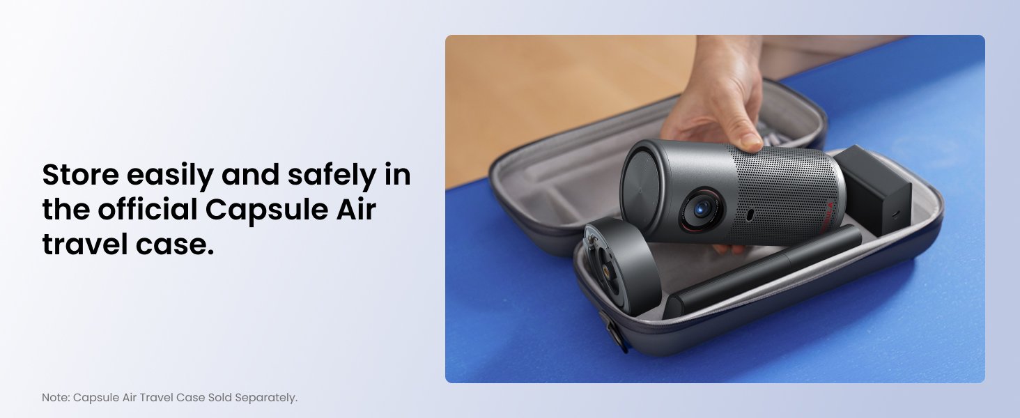 Nebula Capsule Air (Black) With Nebula Capsule Battery Tripod (Black)