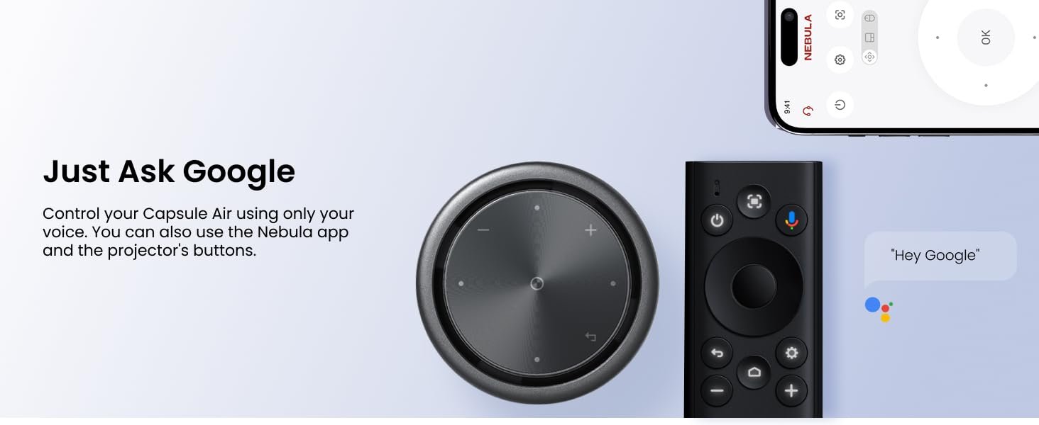 Nebula Capsule Air (Black) With Nebula Capsule Battery Tripod (Black)