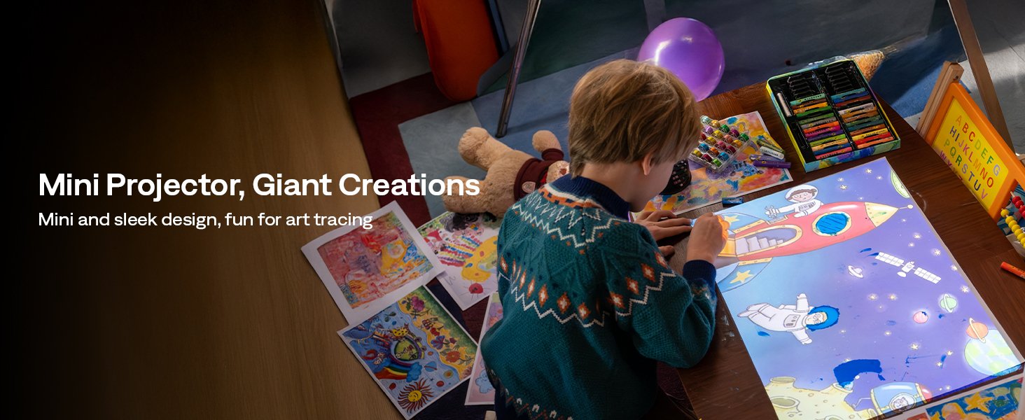 Aurzen ZIP Tri-Fold DLP Truly Mini Projector. Pocket Size. Zero-Lag Focus. One-Click Screen Mirroring. Full-Screen Mode. Type-C Fast Charging. 5.000mAh Battery. Indoor Outdoor Portable Projector.Gold