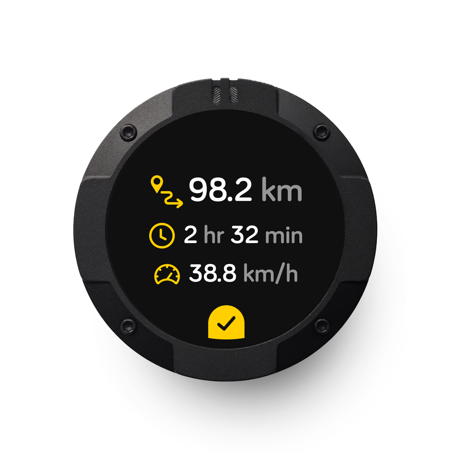 Beeline Moto II | Wireless Global Navigation Map | Weatherproof & 11+ Hours Battery Life | USB Charging | Sat Nav for Cycling with a Strap Mount Included | Glove Friendly