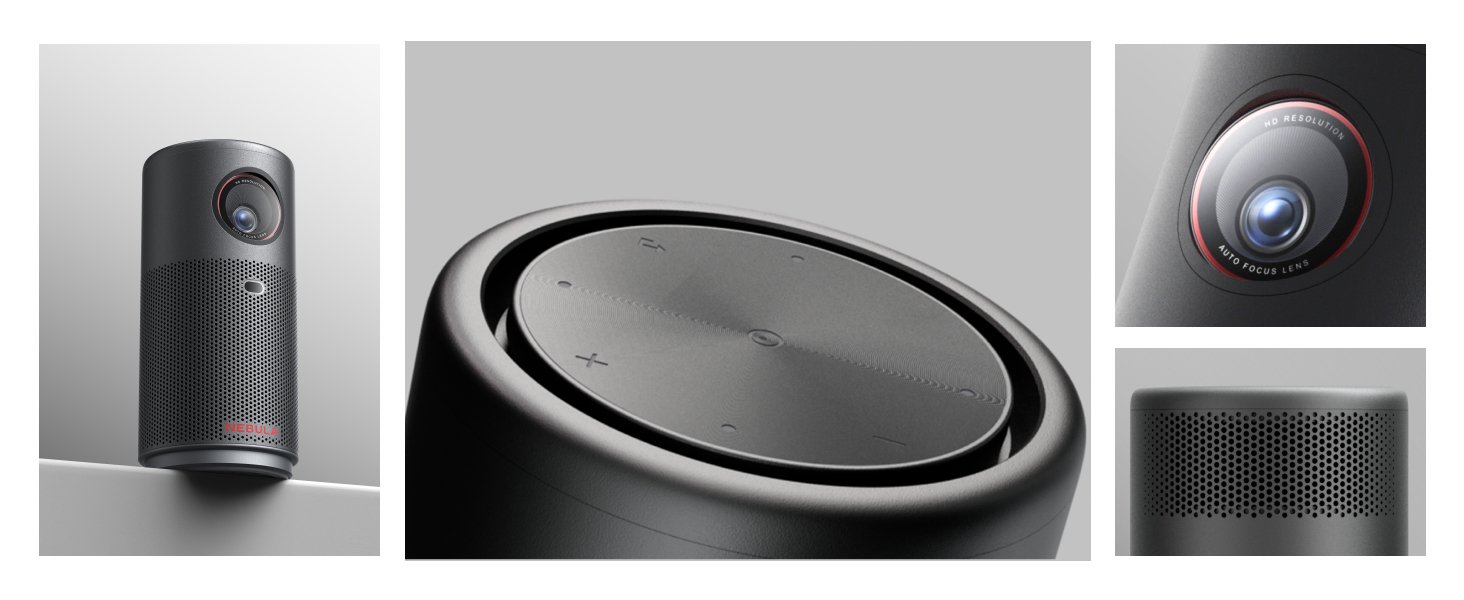 Nebula Capsule Air (Black) With Nebula Capsule Battery Tripod (Black)