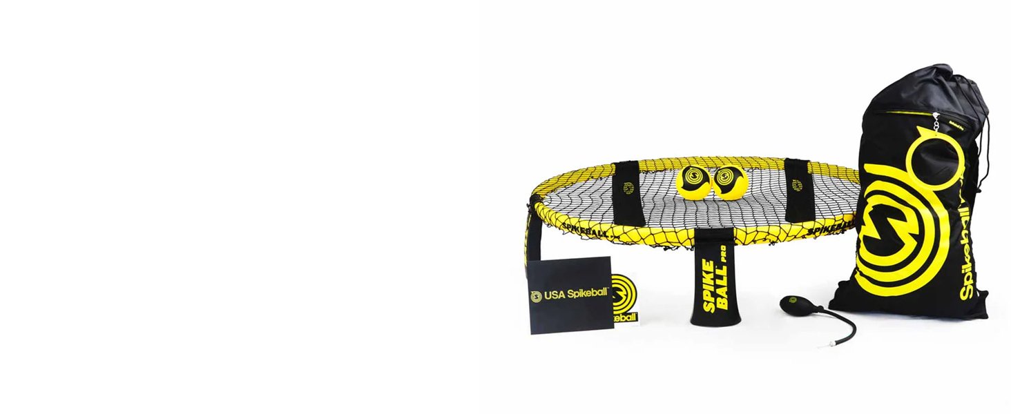 Spikeball 3 Ball Original Roundnet Game Set - Includes 3 Balls. net and Bag