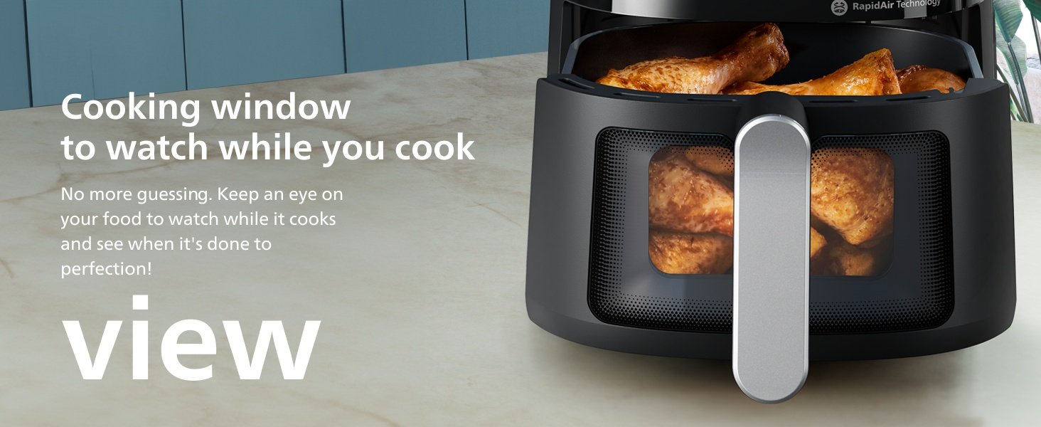 Philips 2000 Series Airfryer - RapidAir Technology. 13-in-1 Ways to Cook. 4.4QT Capacity. Healthier Meals Up to 90% Less Fat. Easy to Clean. Dishwasher Safe. Touchscreen Control. HomeID App (NA221/00)