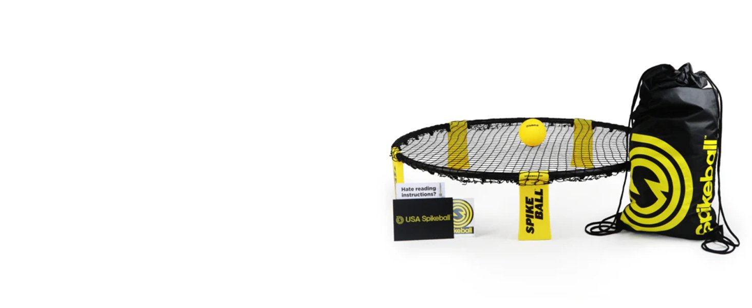 Spikeball 3 Ball Original Roundnet Game Set - Includes 3 Balls. net and Bag