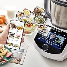 ChefRobot Smart Food Processor UltraCook All-in-One Auto Cooking Machine.3.5L Capacity.600+ Online Recipes. Built-in Scale. 7 inch TFT Screen. Self-Cleaning. Multifunctional Kitchen Appliance