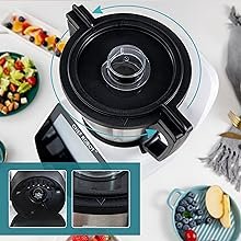 ChefRobot Smart Food Processor UltraCook All-in-One Auto Cooking Machine.3.5L Capacity.600+ Online Recipes. Built-in Scale. 7 inch TFT Screen. Self-Cleaning. Multifunctional Kitchen Appliance