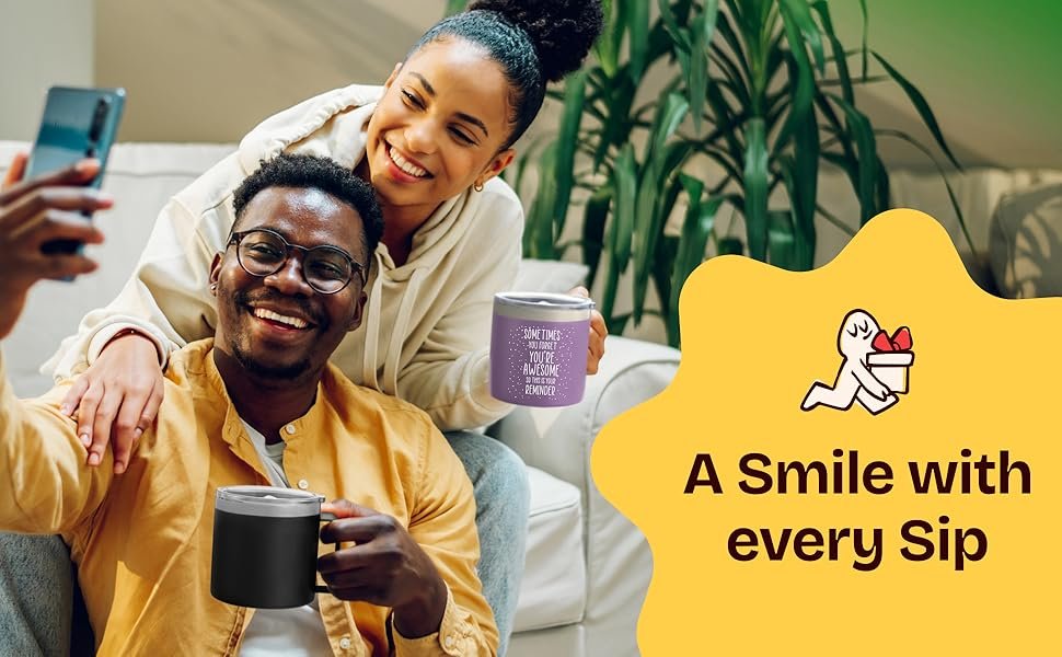 Xmas Gifts for Women - Birthday Friendship - Sometimes You Forget Your Awesome Gifts Purple Coffee Mug for Older Women 14oz Inspirational Unique Customer's Most Loved Gift