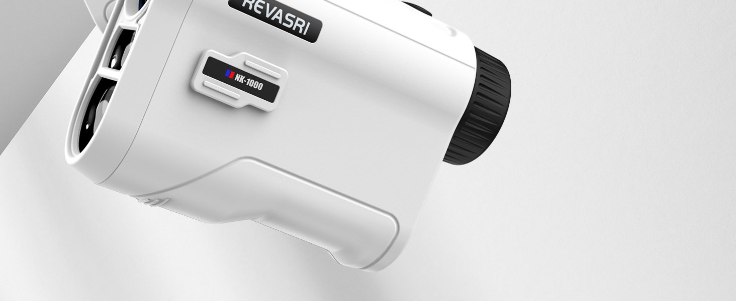 REVASRI Golf Rangefinder with Slope and Pin Lock Vibration. External Slope Switch for Golf Tournament Legal. Rangefinders with Rechargeable Battery 600/1000YDS Laser Range Finder