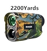 REVASRI Golf Rangefinder with Slope and Pin Lock Vibration. External Slope Switch for Golf Tournament Legal. Rangefinders with Rechargeable Battery 600/1000YDS Laser Range Finder