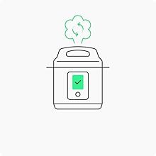 CHEF iQ Smart Pressure Cooker with WiFi and Built-in Scale - Easy-to-Use 10-in-1 Multicooker with 500+ Guided Recipes - Rice Cooker. Slow Cooker. Instant Meals for Foodies - 6 Quart - Family Size