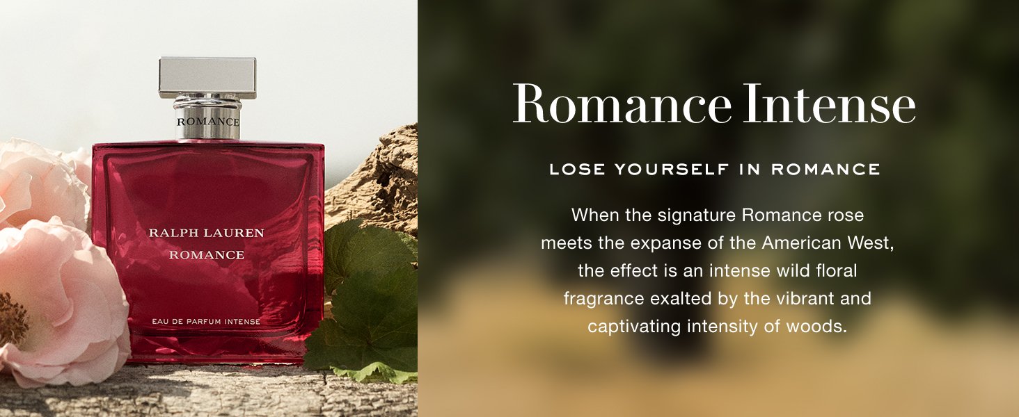 RALPH LAUREN FRAGRANCES - Romance - Eau de Parfum - Women's Perfume - Floral & Woody - With Rose, Jasmine, and Berries - Medium Intensity